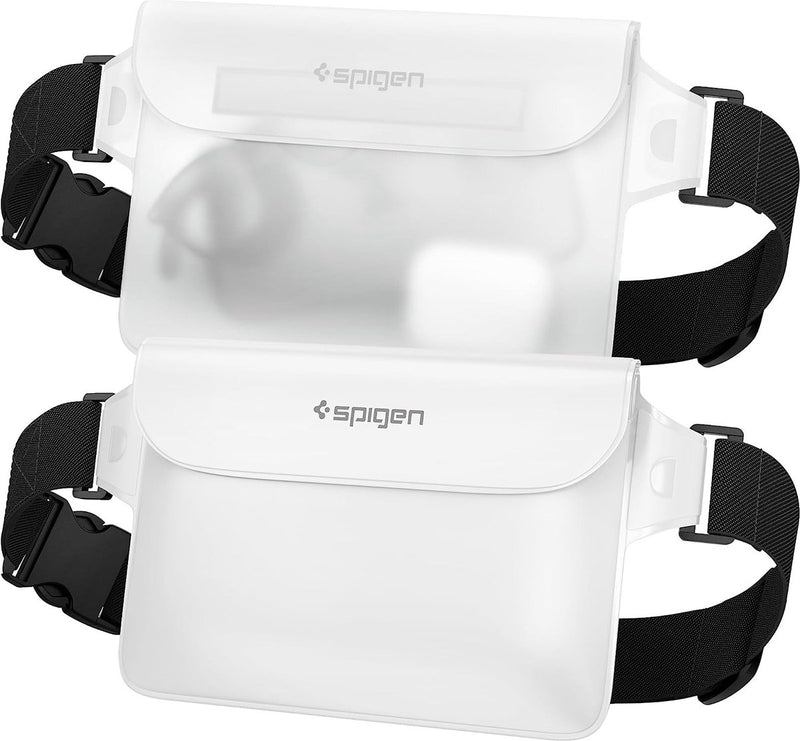 Spigen Aqua Shield wasserdichte Tasche [2 Stück] Tasche Gürteltasche Handytasche Hüfttasche Handytasche Unterwasserstrand für Wassersport - Schneewittchen