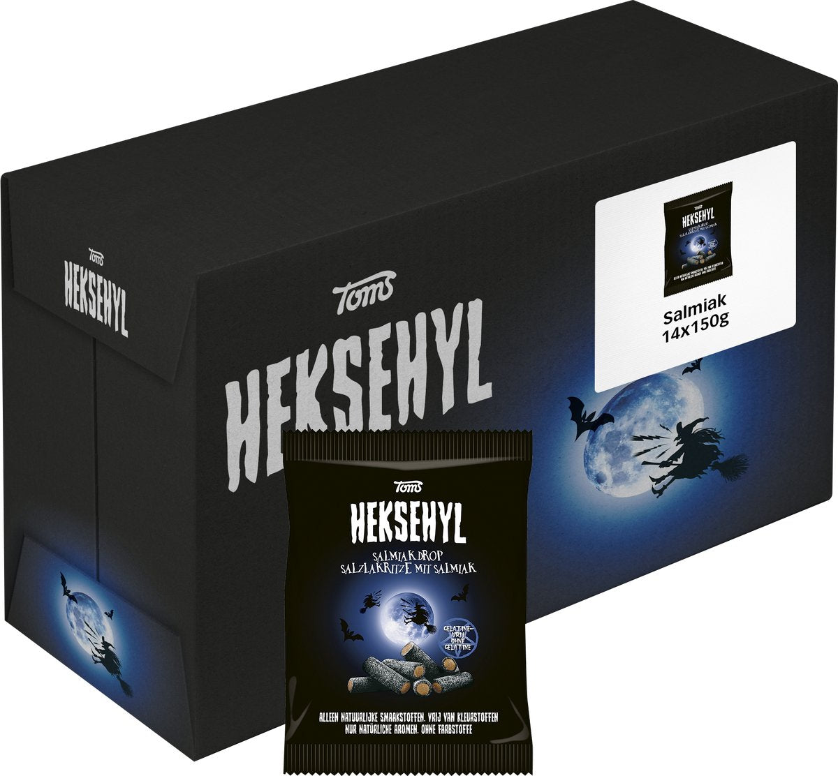 Toms Heksehyl Sal Ammoniakbeutel (14x 150gr)