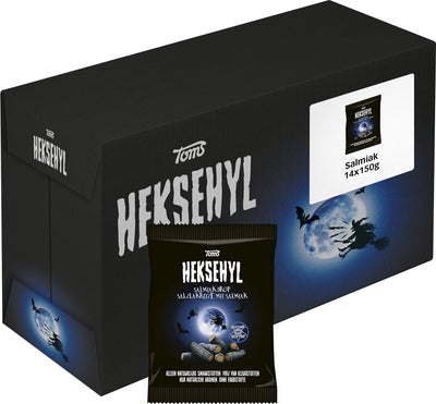 Toms Heksehyl Sal Ammoniakbeutel (14x 150gr)