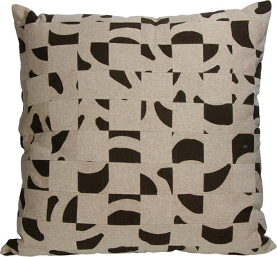 Kissen aus der HD-Kollektion, Baumwolle, braun, 50 x 50 cm