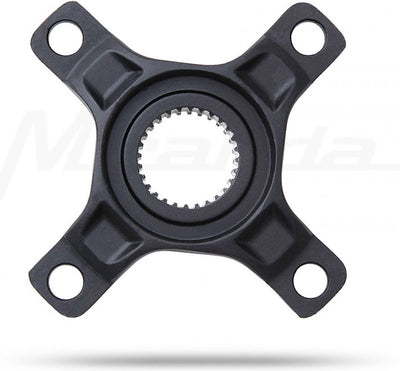 Spinnen 4-Arm BCD104 PW Motor Alu. Schwarz