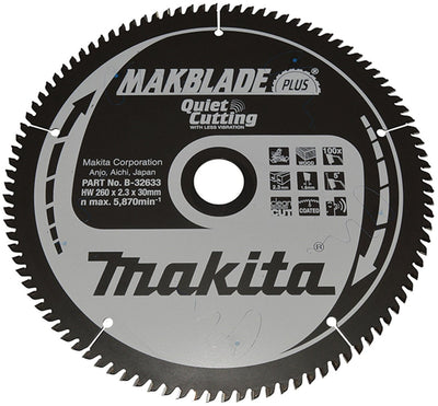 Makita Sägeblatt q c 260 x 30 x 2,3 100 t 5 g – B-32633