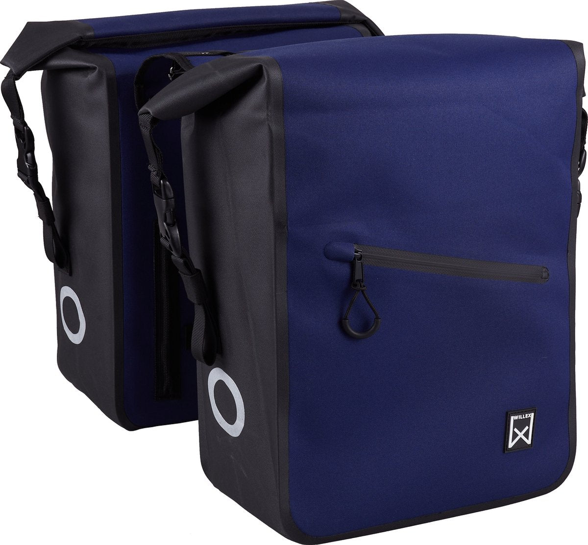 Willex Doppeltaschenkombination 100 % wasserdicht blau