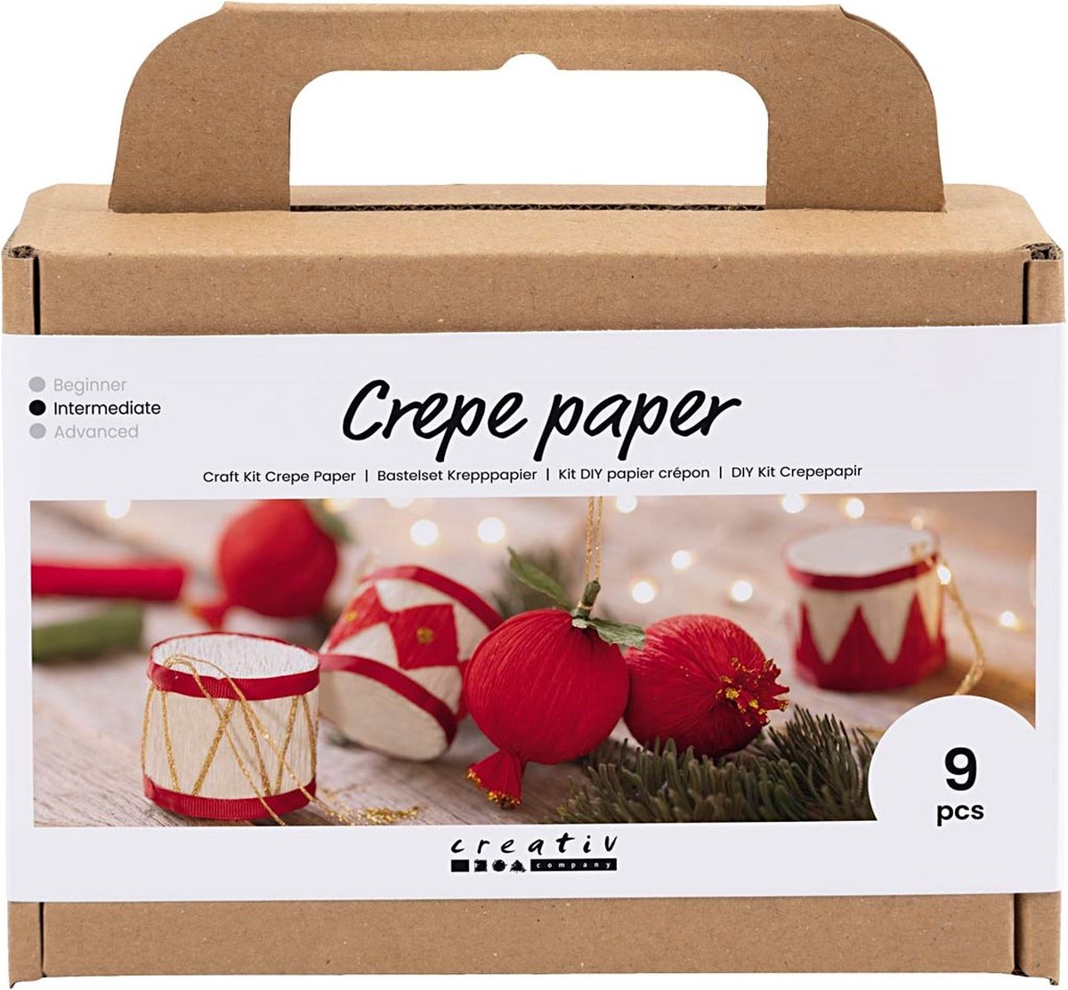 Creativ Company Hobby-Set Krepppapier, 1 Box