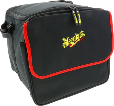 Meguiar's Meguiar's Aufbewahrungstasche Kit Bag schwarz – Detailtasche für Autopflegeprodukte – mit Klettverschluss gegen Verrutschen – 24 x 30 x 30 cm