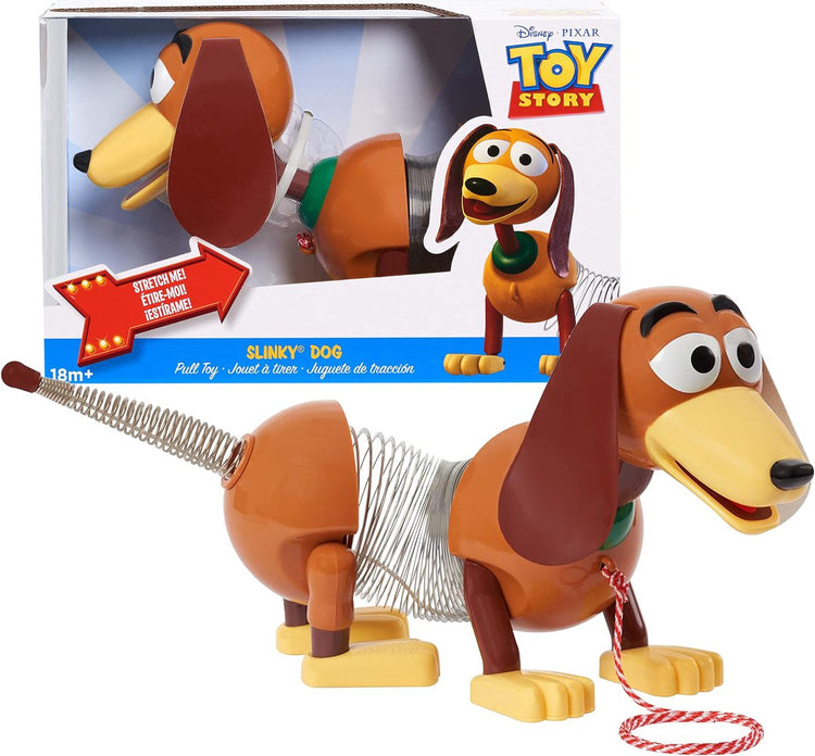 Spielen Sie einfach Disney Pixar Toy Story Slinky Dog – Stretch-Hundespielzeugfigur