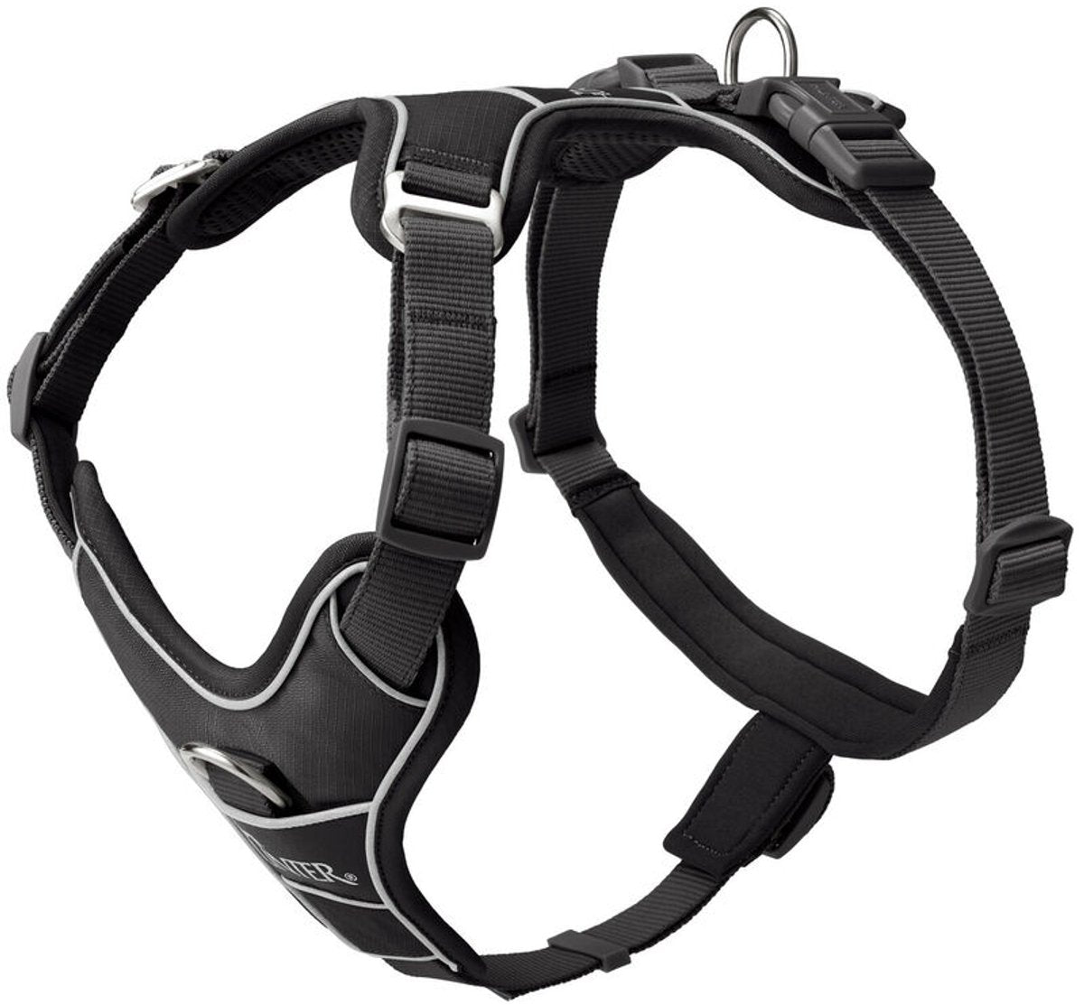 Hunter Hundegeschirr Divo Up Schwarz XS