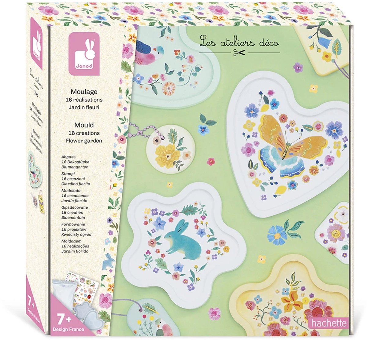 Janod – les ateliers déco – Gipsguss – Der Blumengarten