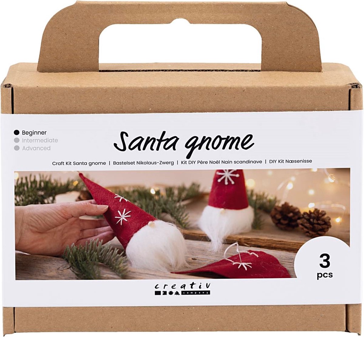 Creativ Company Hobby-Set Weihnachtszwerg, 1 Box