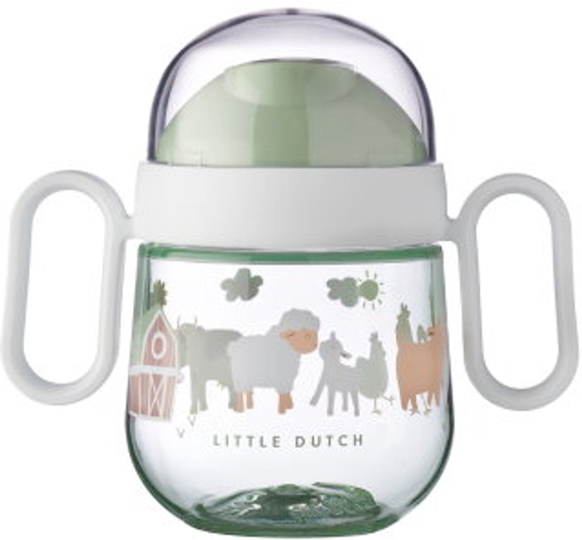 Mepal mio tropffreier Becher 2.0 Little Dutch – 200 ml – leicht zu halten – Kindergeschirr – Little Farm