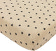 Meyco Baby Sweet Heart Spannbettlaken für Juniorbetten – Soft Sand Black – 70 x 140 x 150 cm