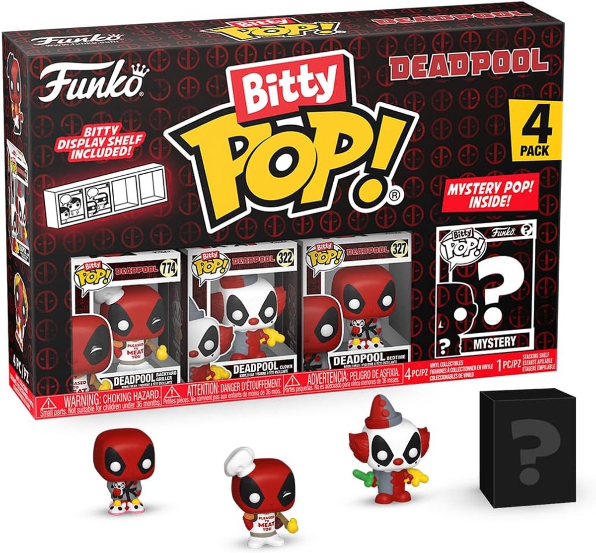 Funko Bitty Pop! Wunder: Deadpool Backyard Griller 4er-Pack