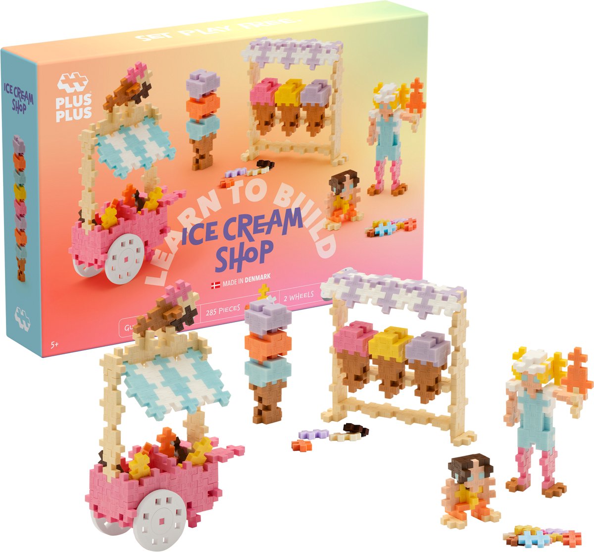 Plus plus plus-plus lernen, eine Eisdiele zu bauen (4351)