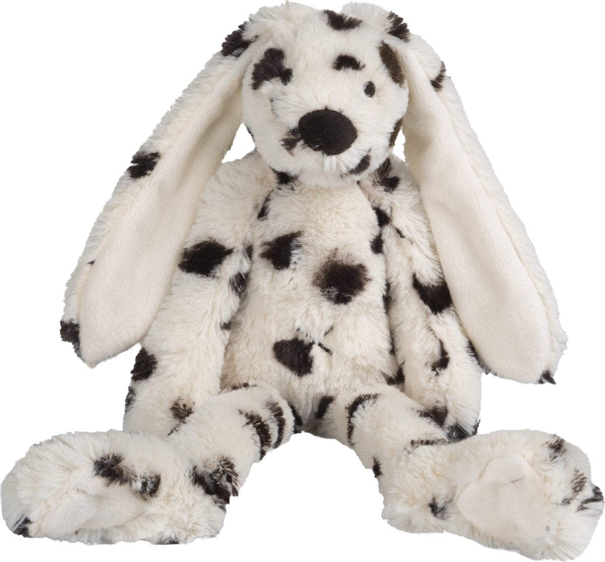 Happy Horse Hase Richie Kuscheltier 58cm - Special (weiß schwarz) - Babykuscheltier