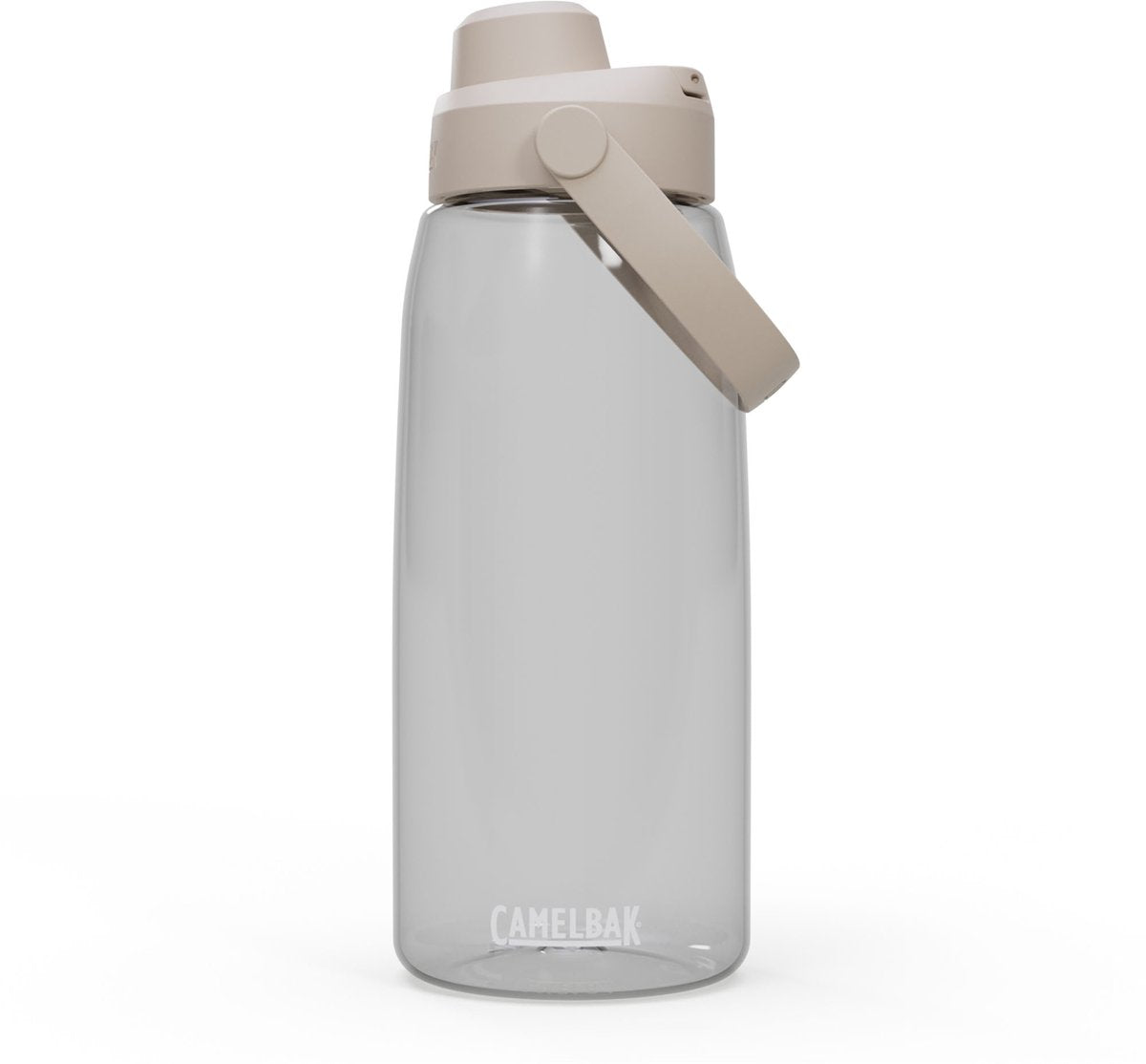 Camelbak Thrive Chug Trinkflasche – 1 l – Wasserflasche mit Schraubverschluss – transparent