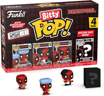 Funko Bitty Pop! Marvel: Deadpool Bathtime 4er-Pack