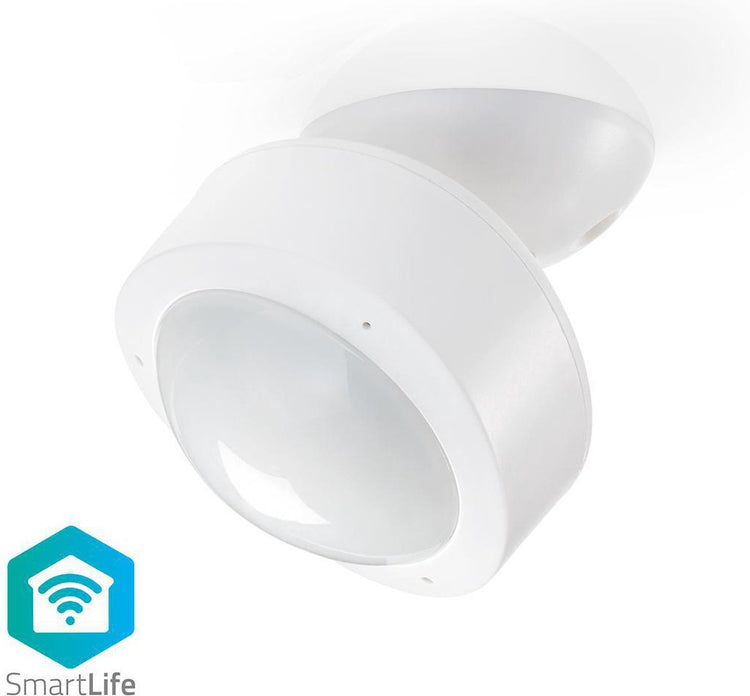 Nedis Smartlife Bewegungssensor – Batteriebetriebenes Netzteil – Erfassungswinkel: 120° – Erfassungsbereich: 10,0 m – Weiß