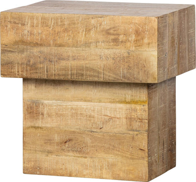 Woood Balk Too Couchtisch – Holz – Natur – 50 x 50 x 35