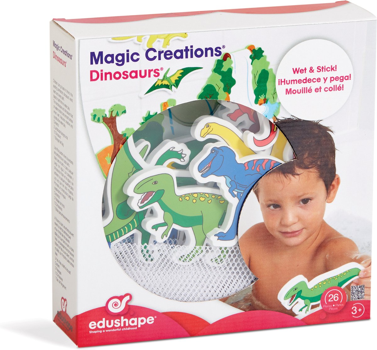 Edushape Badespielzeug, magische Kreationen, Dinosaurier