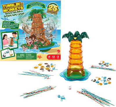Mattel fallende Affen funkelnde Baumparty Kinderspiele