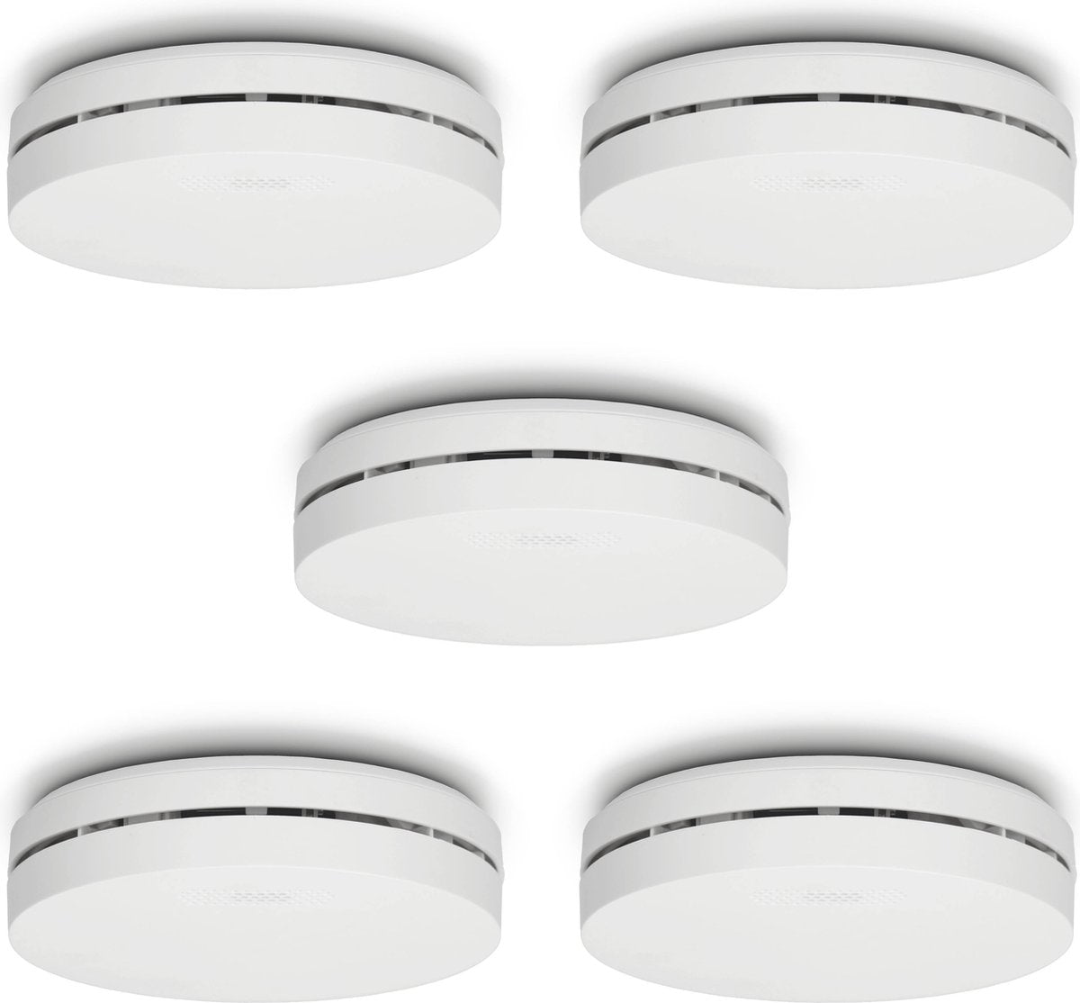 Alecto sa300 5er-Pack Rauchmelder – 10-Jahres-Batterie – entspricht der europäischen Norm EN14604 – 5 Stück