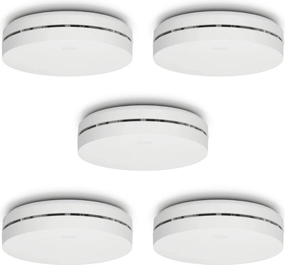 Alecto sa300 5er-Pack Rauchmelder – 10-Jahres-Batterie – entspricht der europäischen Norm EN14604 – 5 Stück