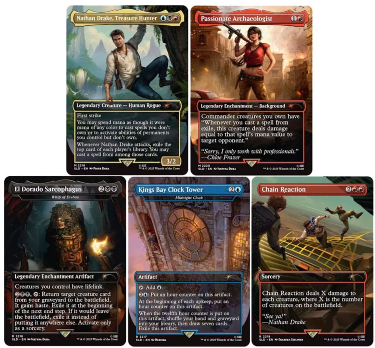 Wizards of the Coast Magic The Gathering Secret Lair x Playstation: Uncharted Englisch