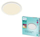 Philips LED Philips superschlanke Badezimmer-Deckenleuchte – weiß – rund – 15 W