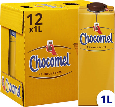 Chocomel – Schokoladenmilch voll – haltbar – 12 x 1 l – Vorteilspackung