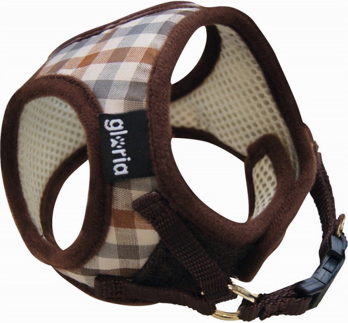 Gloria Hundegeschirr kariert 17-22 cm Größe XS