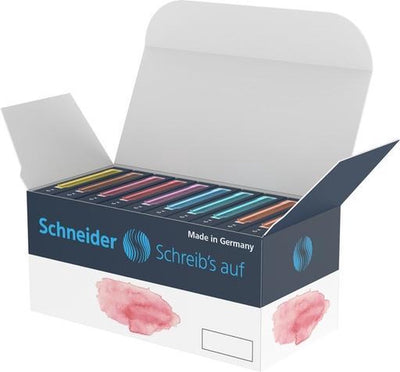 Schneider Schreibgeräte Schneider Tintenpatronen – Pastell – Box 10 Sets x 6 Stück – S-166100