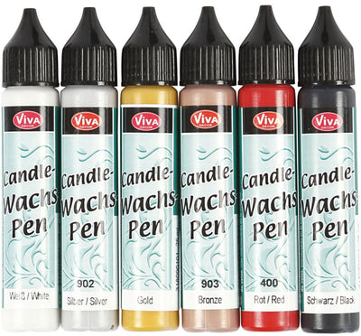 Viva Decor Kerzenversion, Standardfarben, 6x28 ml 1 Box