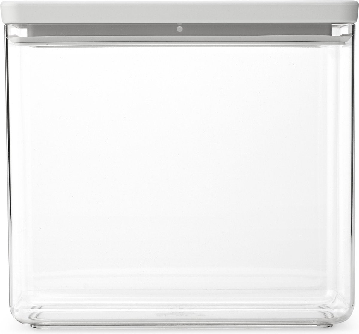 Brabantia lecker+ Vorratsbehälter – stapelbar – 3,5 l – hellgrau