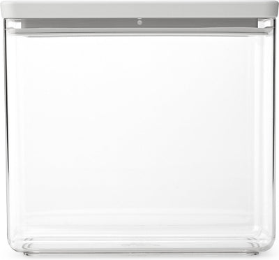 Brabantia lecker+ Vorratsbehälter – stapelbar – 3,5 l – hellgrau