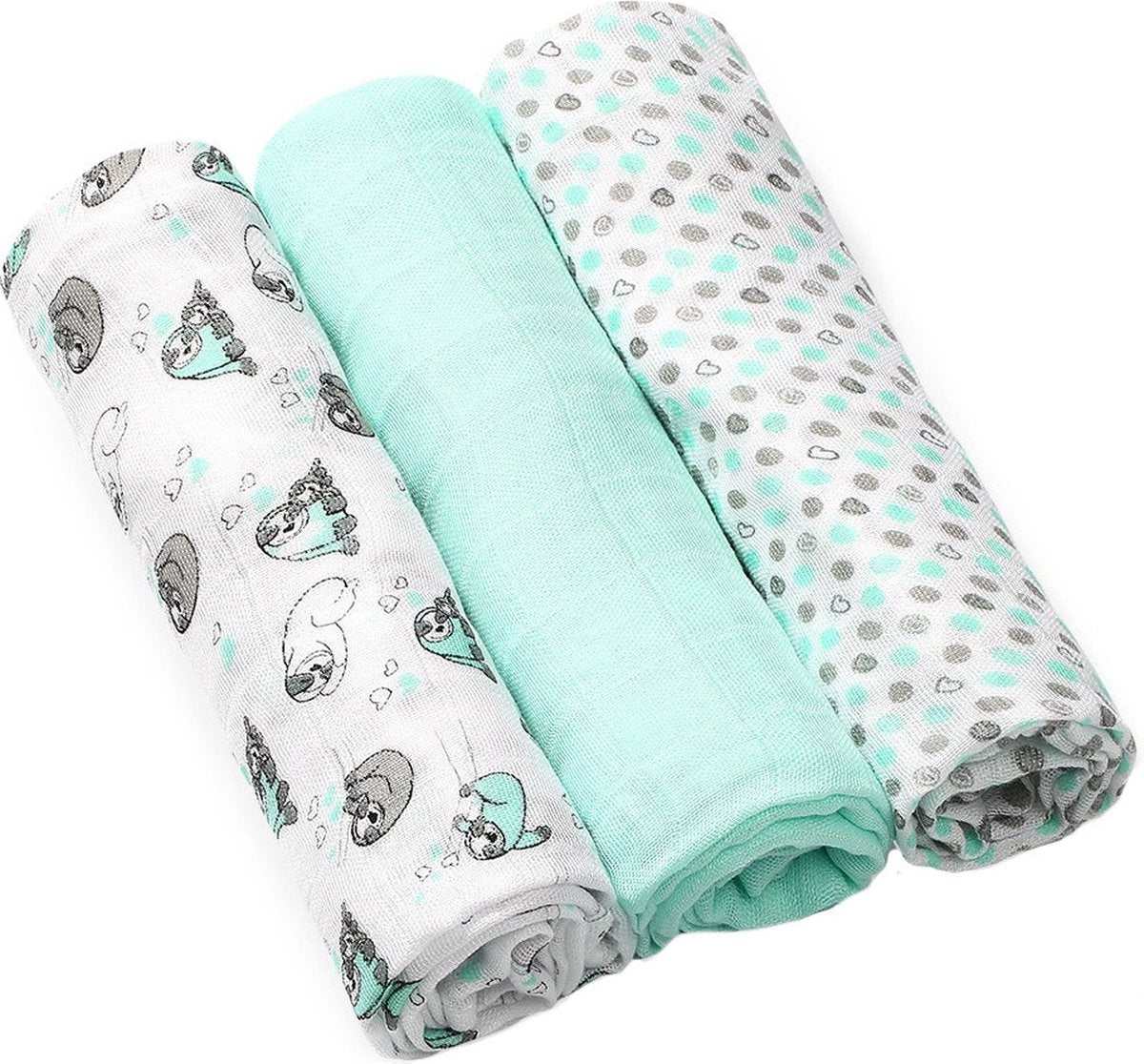 Babyono Baby Ono Bambusfaultier 3 Stück hydrophile Windeln 397 04