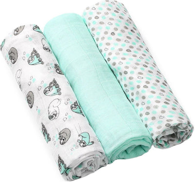Babyono Baby Ono Bambusfaultier 3 Stück hydrophile Windeln 397 04