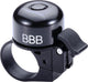 BBB Cycling BBB-11 laute klare Fahrradklingel – Aluminium – 22,2 25,4 31,8 mm Lenkerdurchmesser – schwarz