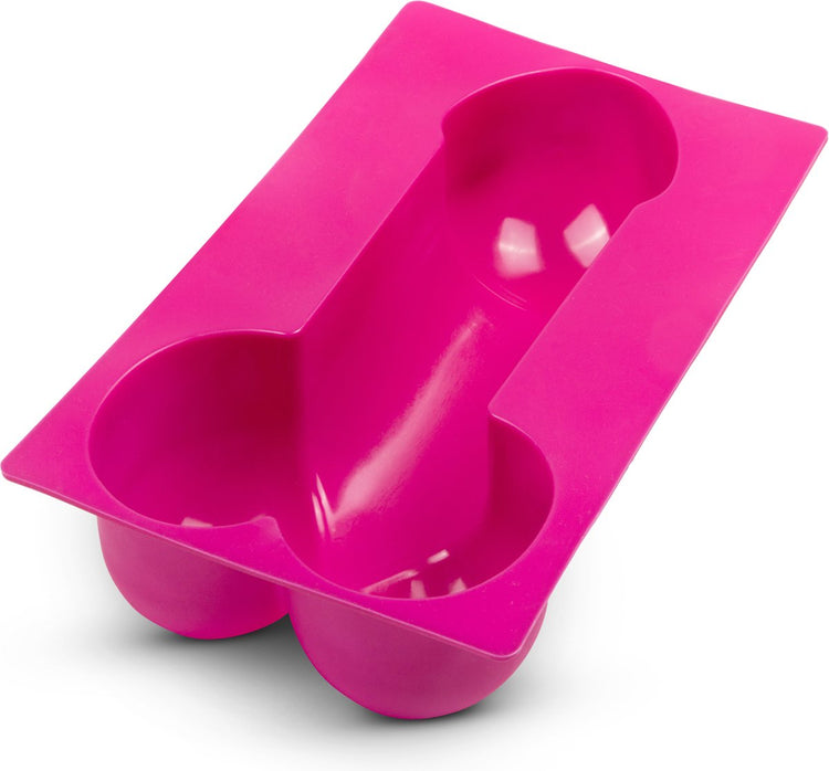Easytoys - Penis-Backform - Silikon - witziges Geschenk für Mann oder Frau - Pink