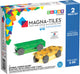 Magna-Fliesen | Autos grün gelb 2-teiliges Set