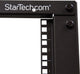 Startech .com 12u Open-Frame-Server-Rack mit 4 Pfosten mit einstellbarer Tiefe inkl. Rollen, Nivellierfüße und Kabelhaken