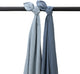 Meyco Baby Uni vorgewaschene hydrophile Pucktücher – vorgewaschene hydrophile Windeln – natürliches Jeansblau-Indigo – 120 x 120 cm – 2er-Pack