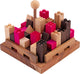 Longfield Castle Puzzle – Denkaufgabe aus Holz – Akazienholz – 11 Teile – Castle Puzzle-Spiel – Engelsherz