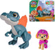 Paw Patrol – Der Dino-Film – Skye Roaring Pup Pals, enthält einen 12,7 cm großen beweglichen Spielzeugdinosaurier Spinosaurus mit aktivierten Geräuschen und eine Skye-Actionfigur