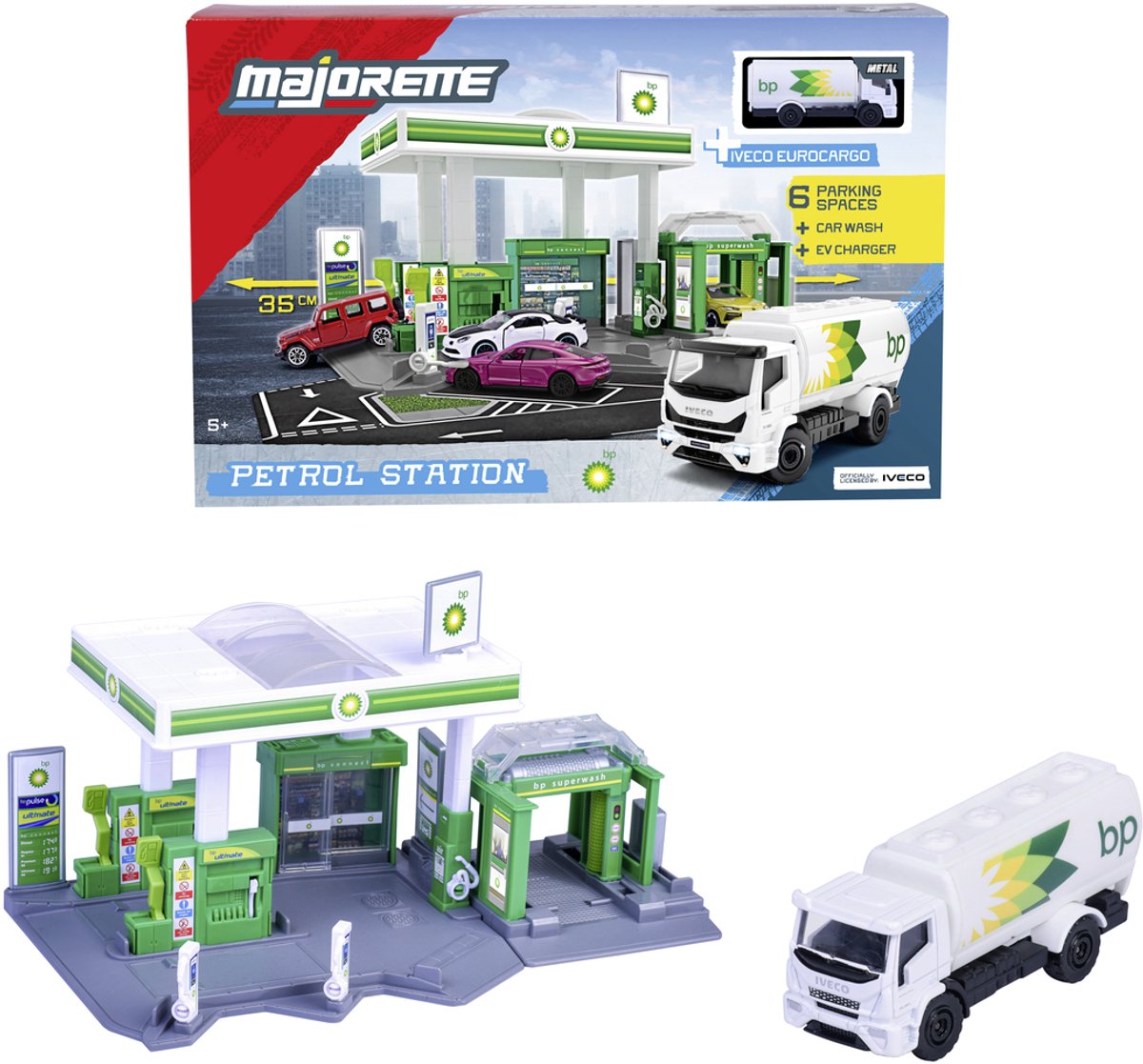 Tankstelle BP 38x25x10 cm einschließlich Tanker
