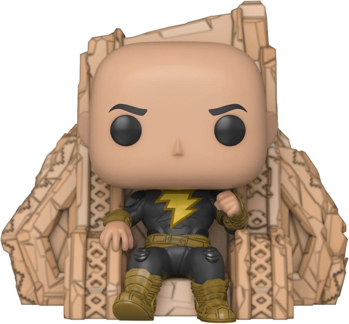DC Comics Funko Black Adam Sammelfigur Pop! Deluxe Black Adam auf Thron 9 cm mehrfarbig