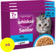 Whiskas Katzenfutter – Senior 7+ – Fischauswahl in Gelee – 48 x 85 g