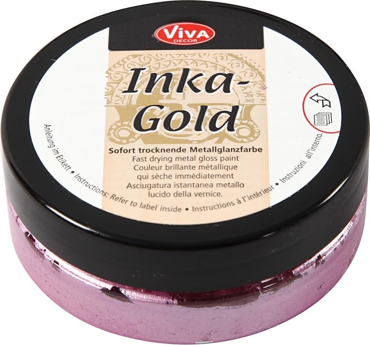 Kreativfirma Inka-Gold Glosswax Magenta, 50 ml