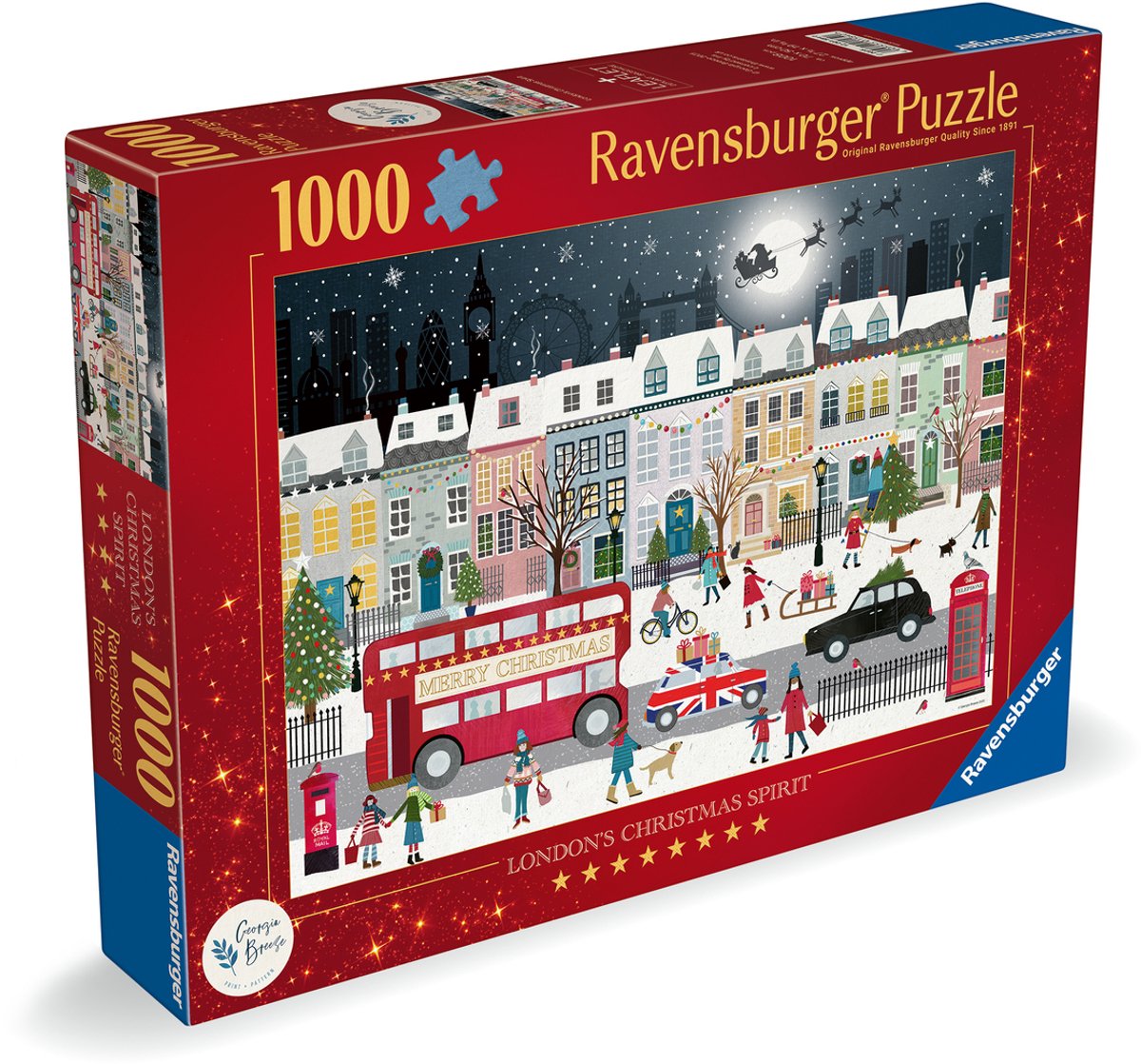 Ravensburger - Londons Weihnachtsstimmung - Puzzle - 1000 Teile