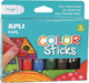Apli Kinderfarbe Farbstift 6x