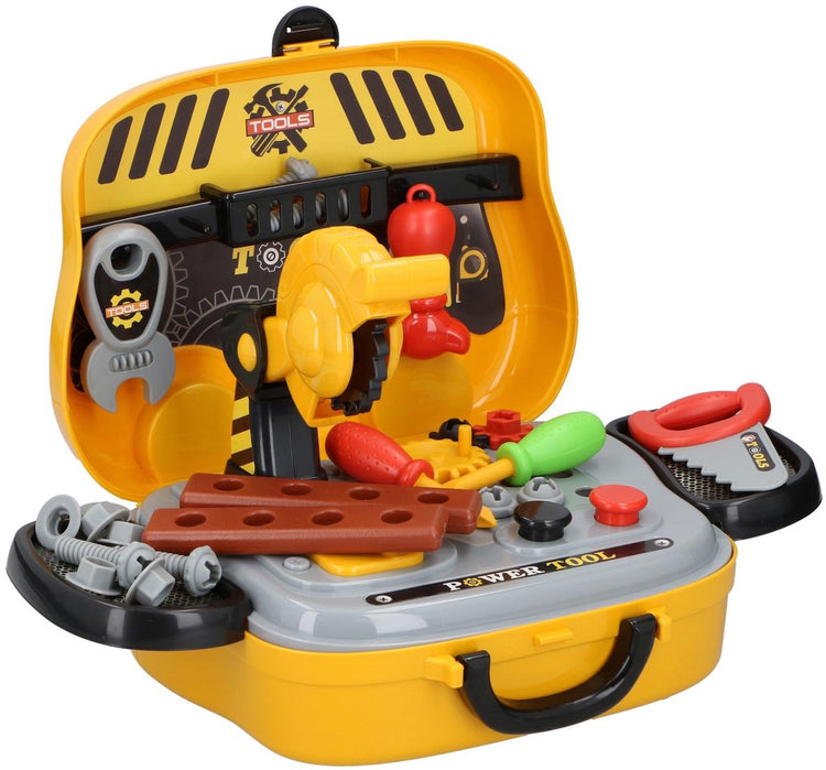 Eddy Toys Werkzeugkoffer - Gelb - 24 Zubehörteile